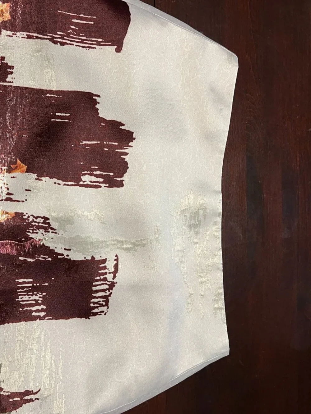 J CREW COLLECTION PAINTERS FLORAL METALLIC SKIRT SIZE 8 - Picture 9 of 13